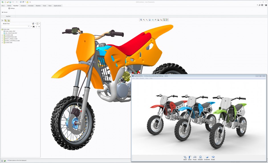 KeyShot Now Available with PTC Creo 2.0 Academic Edition