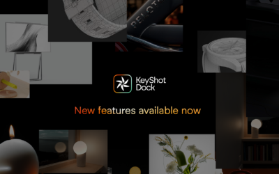 Bring 3D assets to life and utilize AI in your asset management with new features available now in KeyShot Dock
