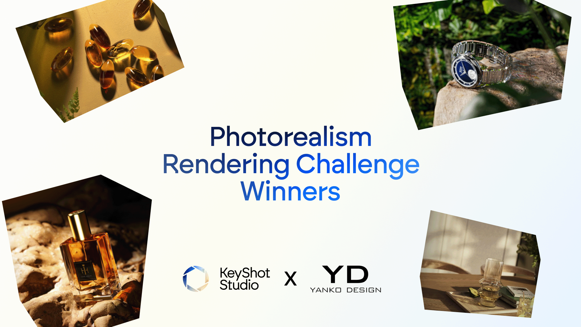 Congrats to the winners of the 2025 KeyShot x Yanko Design Photorealism Rendering Challenge
